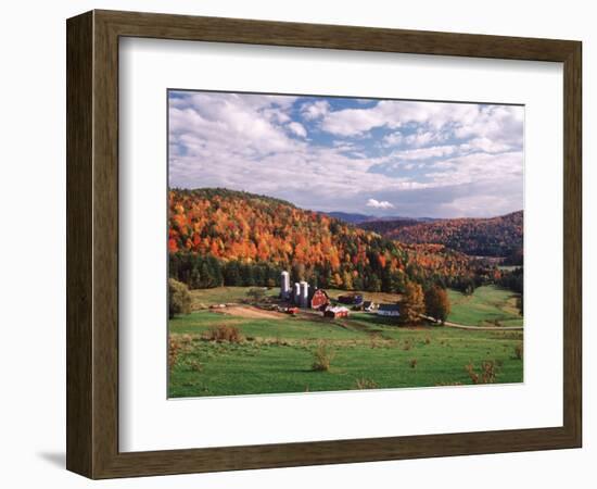 Vermont Farm in the Fall, USA-Charles Sleicher-Framed Photographic Print