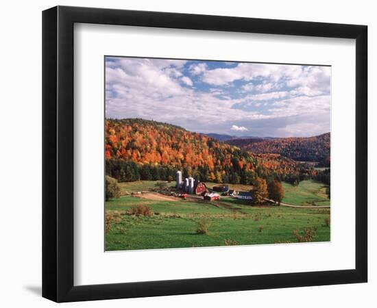 Vermont Farm in the Fall, USA-Charles Sleicher-Framed Photographic Print