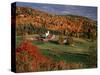 Vermont Farm in the Fall, USA-Charles Sleicher-Stretched Canvas