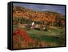 Vermont Farm in the Fall, USA-Charles Sleicher-Framed Stretched Canvas