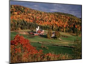 Vermont Farm in the Fall, USA-Charles Sleicher-Mounted Photographic Print