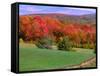 Vermont Hills in the Fall, Vermont, USA-Charles Sleicher-Framed Stretched Canvas