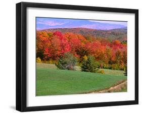 Vermont Hills in the Fall, Vermont, USA-Charles Sleicher-Framed Premium Photographic Print