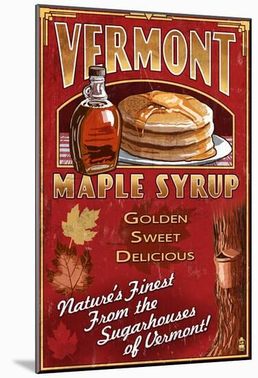 Vermont - Maple Syrup-null-Mounted Poster