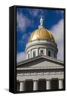 Vermont, Montpelier, Vermont State House-Walter Bibikow-Framed Stretched Canvas