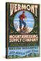 Vermont - Mountaineering Supply Company-Lantern Press-Stretched Canvas