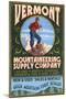 Vermont - Mountaineering Supply Company-Lantern Press-Mounted Art Print