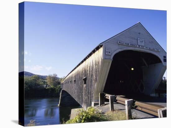 Vermont-New Hampshire Border, USA-null-Stretched Canvas