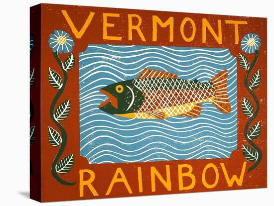 Vermont Rainbow-Stephen Huneck-Stretched Canvas