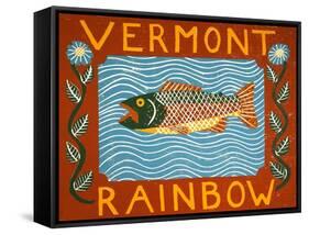 Vermont Rainbow-Stephen Huneck-Framed Stretched Canvas