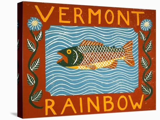 Vermont Rainbow-Stephen Huneck-Stretched Canvas