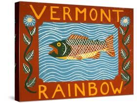Vermont Rainbow-Stephen Huneck-Stretched Canvas