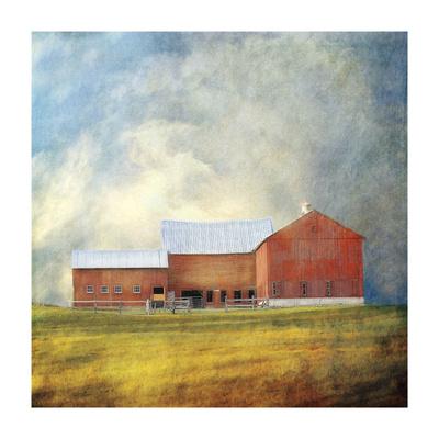 'Vermont Red Barn' Giclee Print Dawne Polis