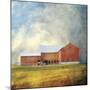 Vermont Red Barn-Dawne Polis-Mounted Giclee Print