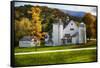 Vermont Scenic Farm I-George Oze-Framed Stretched Canvas