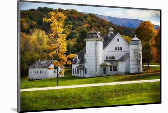 Vermont Scenic Farm I-George Oze-Mounted Photographic Print