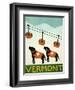Vermont Ski Patrol Black Black-Stephen Huneck-Framed Giclee Print