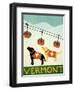 Vermont Ski Patrol Black-Stephen Huneck-Framed Giclee Print