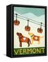 Vermont Ski Patrol Choc-Stephen Huneck-Framed Stretched Canvas