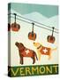 Vermont Ski Patrol Choc-Stephen Huneck-Stretched Canvas