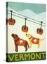 Vermont Ski Patrol Choc-Stephen Huneck-Stretched Canvas