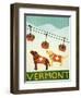 Vermont Ski Patrol Choc-Stephen Huneck-Framed Giclee Print