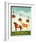 Vermont Ski Patrol Choc-Stephen Huneck-Framed Giclee Print