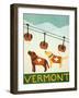 Vermont Ski Patrol Choc-Stephen Huneck-Framed Giclee Print