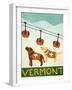 Vermont Ski Patrol Choc-Stephen Huneck-Framed Giclee Print