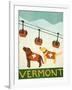 Vermont Ski Patrol Choc-Stephen Huneck-Framed Giclee Print