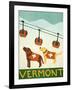 Vermont Ski Patrol Choc-Stephen Huneck-Framed Giclee Print