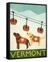 Vermont Ski Patrol Choc-Stephen Huneck-Framed Stretched Canvas