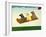 Vermont Sled Dogs Template-Stephen Huneck-Framed Giclee Print