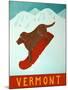 Vermont Snowboard Choc-Stephen Huneck-Mounted Giclee Print