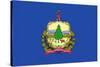 Vermont State Flag-Lantern Press-Stretched Canvas