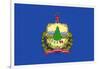 Vermont State Flag-Lantern Press-Framed Art Print