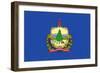 Vermont State Flag-Lantern Press-Framed Art Print