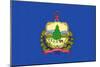 Vermont State Flag-Lantern Press-Mounted Art Print