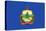 Vermont State Flag-Lantern Press-Stretched Canvas