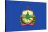 Vermont State Flag-Lantern Press-Stretched Canvas