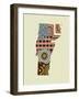 Vermont State Map-Lanre Adefioye-Framed Giclee Print