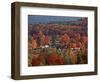 Vermont Town in the Fall, USA-Charles Sleicher-Framed Photographic Print