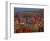 Vermont Town in the Fall, USA-Charles Sleicher-Framed Photographic Print