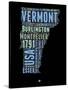 Vermont Word Cloud 1-NaxArt-Stretched Canvas