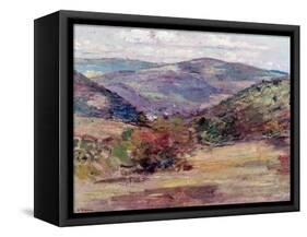 Vermont-Theodore Robinson-Framed Stretched Canvas