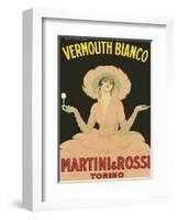 Vermouth Bianco - Martini & Rossi - Torino (Turin), Italy-Marcello Dudovich-Framed Art Print