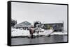 Vernadsky Research Base, the Ukrainian Antarctic station at Marina Point on Galindez Island in the -Sergio Pitamitz-Framed Stretched Canvas