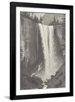 Vernal Falls, 1863 - Vintage-Albert Bierstadt-Framed Giclee Print