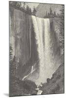 Vernal Falls, 1863 - Vintage-Albert Bierstadt-Mounted Giclee Print