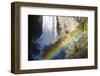 Vernal Falls and Hikers on the Mist Trail, California, Usa-Russ Bishop-Framed Photographic Print